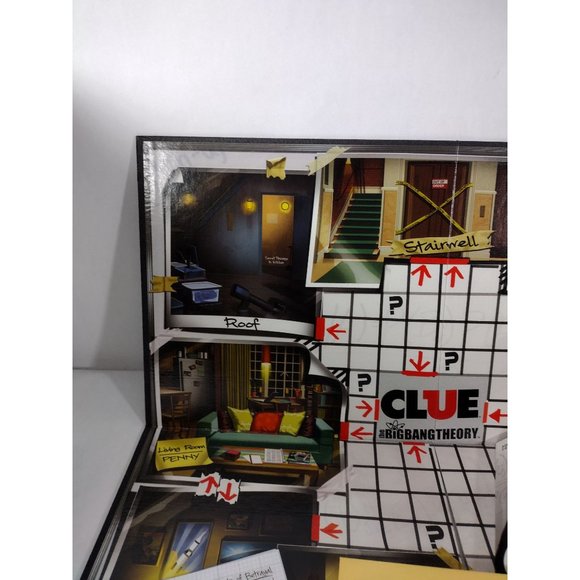 Clue The Big Bang Theory Edition Hasbro 2013 Mystery Board Game Complete - Picture 10 of 16